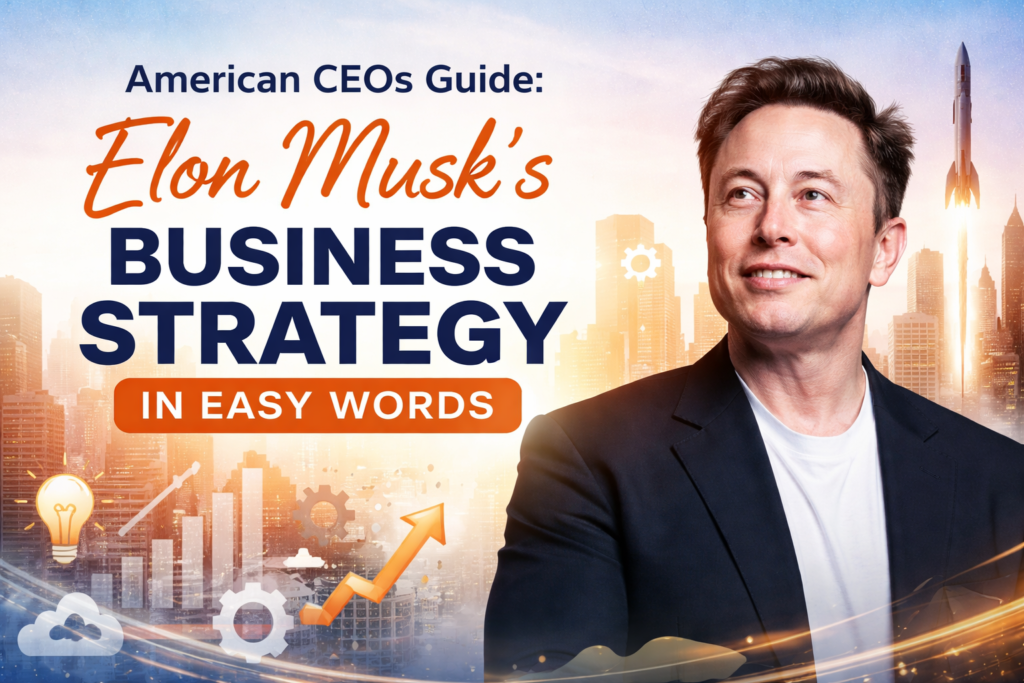 American CEOs Guide: Elon Musk’s Business Strategy in Easy Words