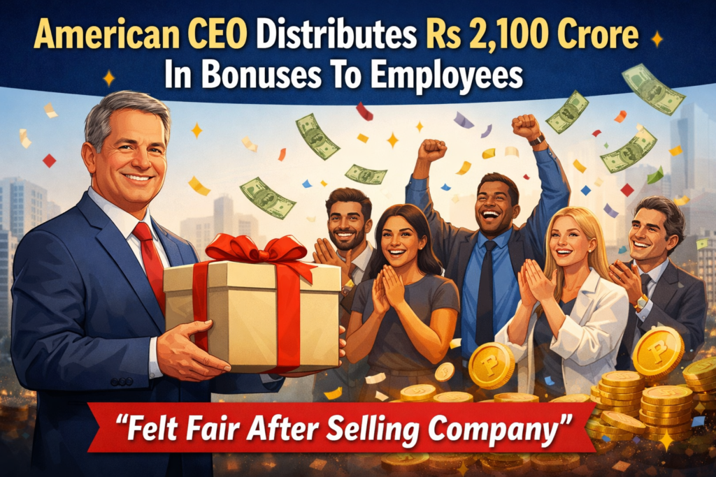 American CEO Distributes Rs 2,100 Crore In Bonuses To Employees After Selling Company – Inspiring Leadership Story