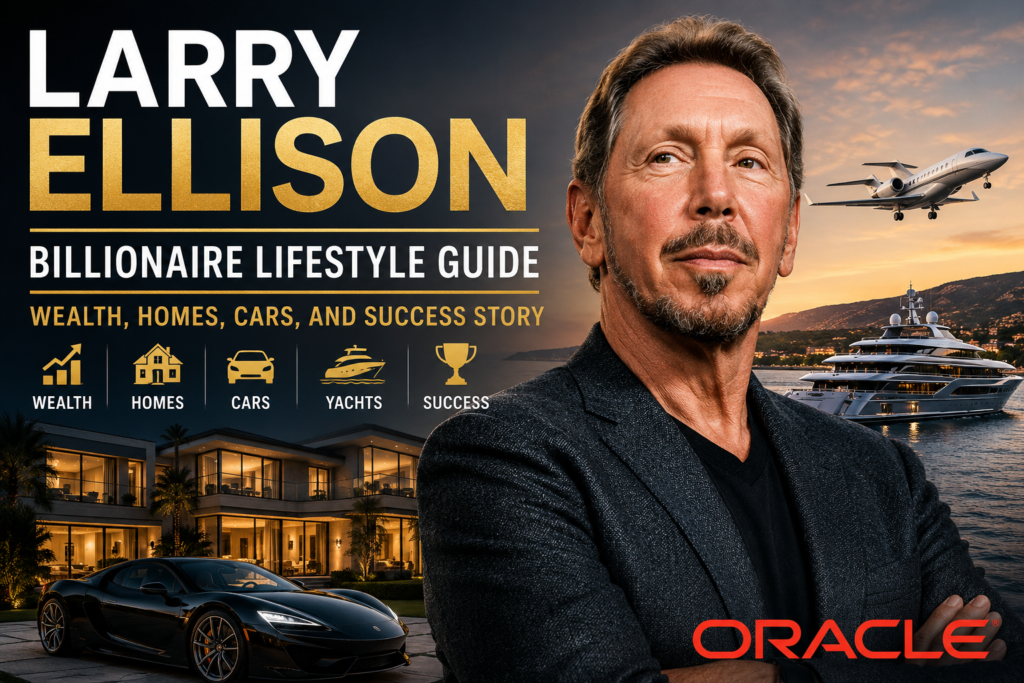 Larry Ellison Billionaire Lifestyle Guide: Wealth, Homes, Cars and Success Story