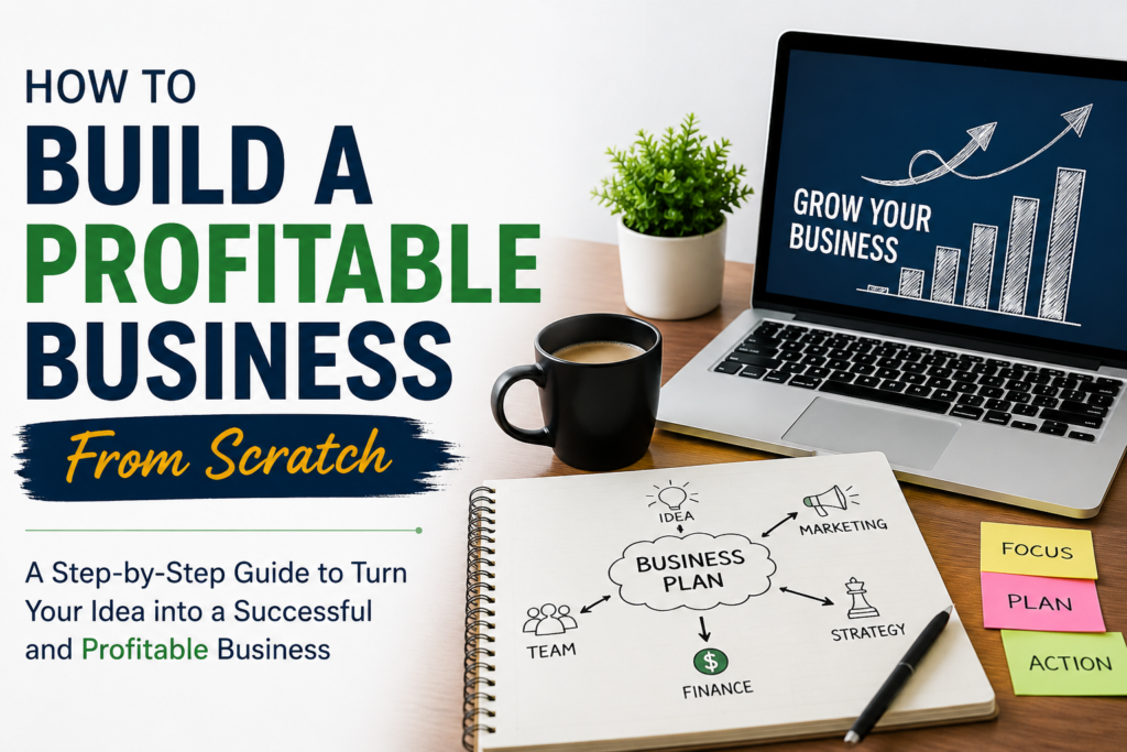 How to Build a Profitable Business from Scratch | Complete Business Growth Guide