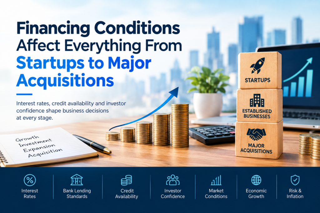 Financing Conditions Affect Everything From Startups to Major Acquisitions Financing Conditions: Impact on Startups & Acquisitions